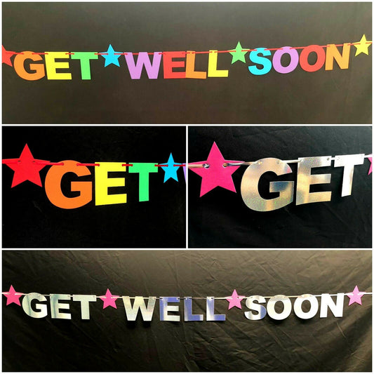 Get Well Soon Bunting, Banner