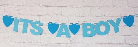 It's A Boy Bunting, Banner