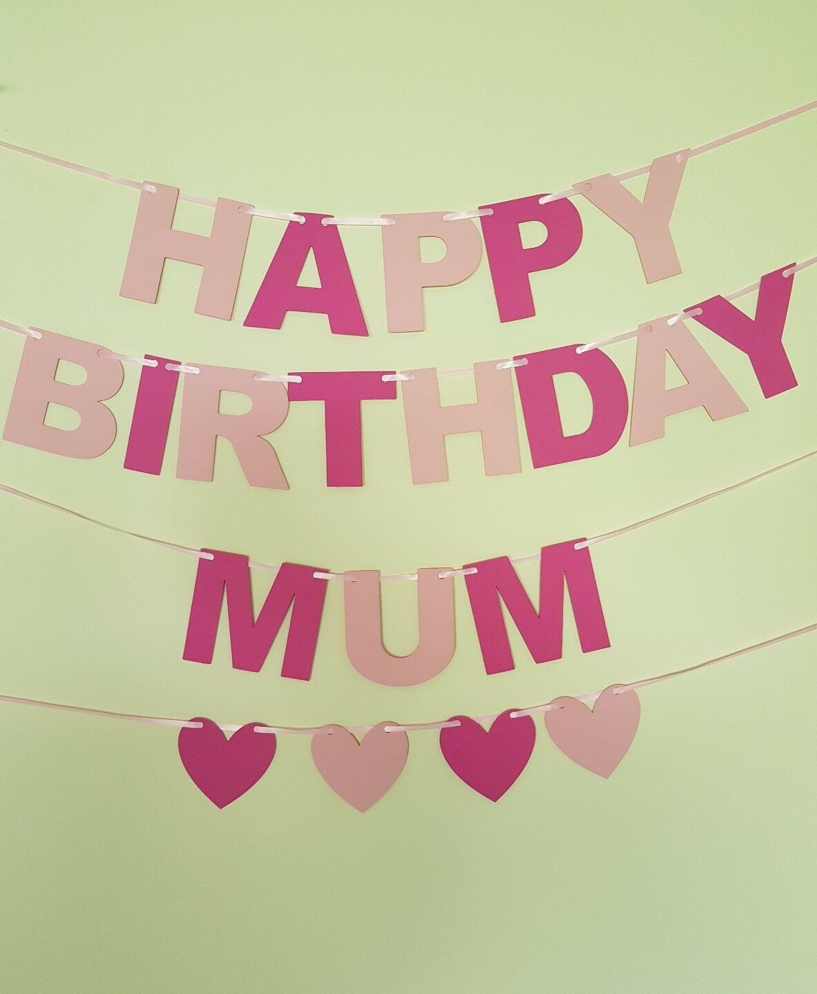 Mum/Mummy Birthday Bunting, Banners