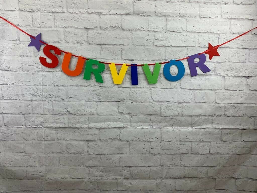 Cancer Support Bunting, Banner