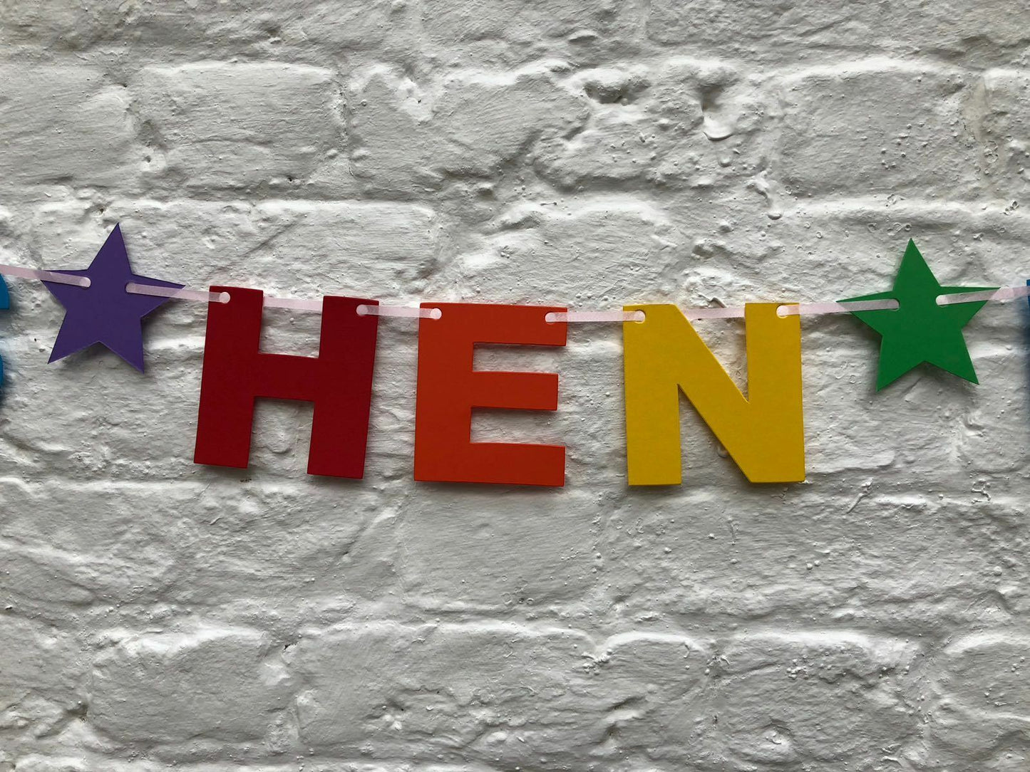 Hen Party Bunting, Banner