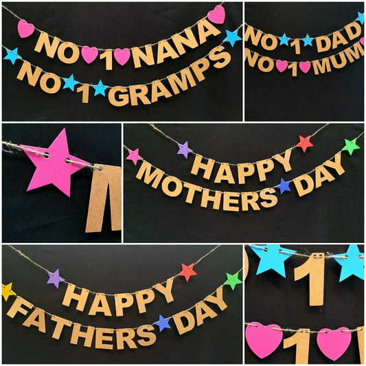 Mothers Day Bunting, Banner